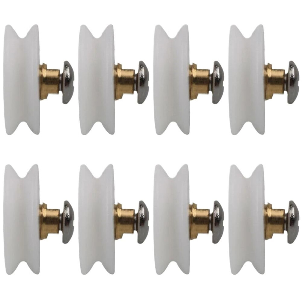 Shower Door Rollers Arc Push Pulley, Glass Door Wheels 22.5Mm Diameter, Bathroom Accessories 9067246468026