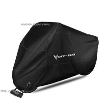 (L for 180cm, Silver) For YAMAHA MT-09 MT09 Mt 09 2017 2018 2019 Motorcycle Cover UV Protection Dustproof Snowproof Motorcycle Waterproof Cover