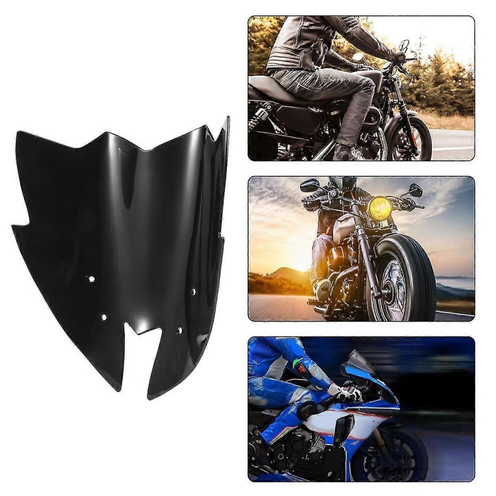 Kikidex (As Show, One Size) Motorcycle Windshield Viser Visor For Z800 2012-2016 Black
