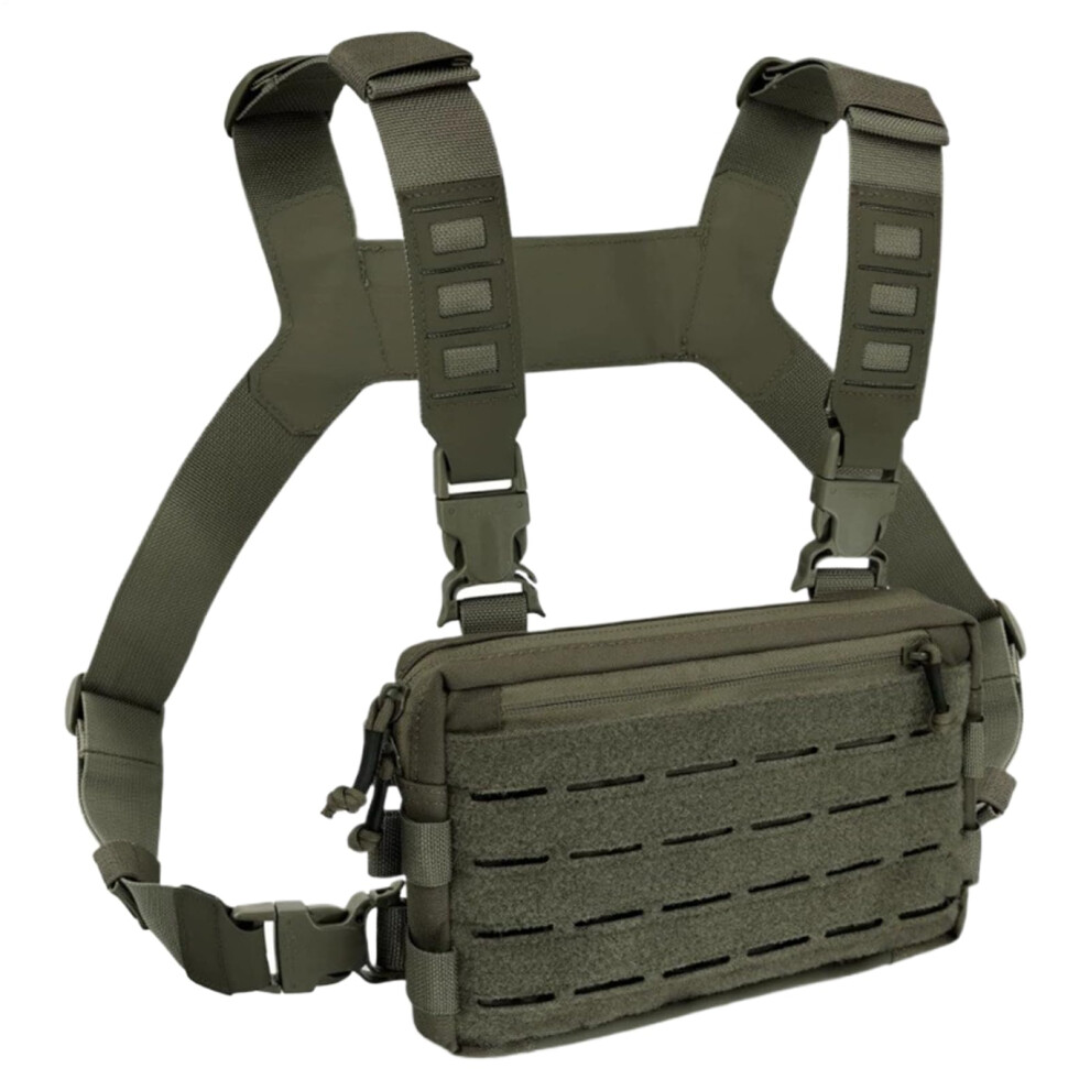 Chest Bag for Men Multifunctional Adjustable Chest Strap Green For Sports Cycling Hiking Adventure Travel Training-image-OPC-PMPCGT5-NEW