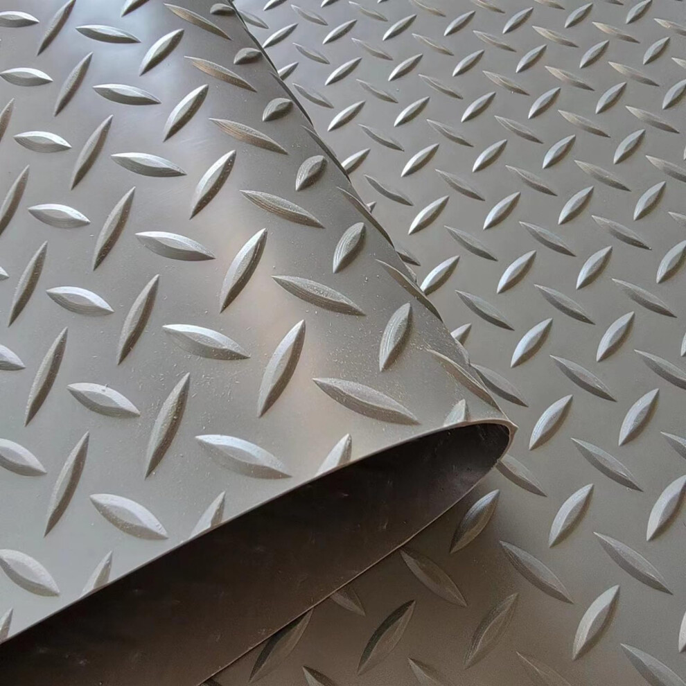 Rubber Garage Floor Mat 1.5Mm Thick Water And Stain Resistant Pvc Non Slip Mats For Garage Warehouse Gyms 1X20m 9105992872350