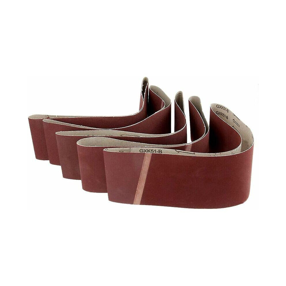 Kikidex (As Show, One Size) Lot Of 5 Abrasive Belts 100 Mm X 915 Mm- 40. Grain