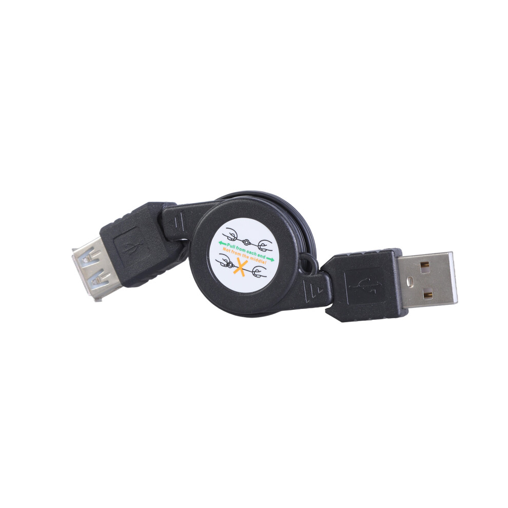 Usb 2.0 Male To Female Extendable Cable Stretchable 480Mbps Data 7704000080712