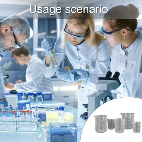 Pack of 5 Liquid Measuring Cup Clear Kitchen Cup Clear-20 ml 2
