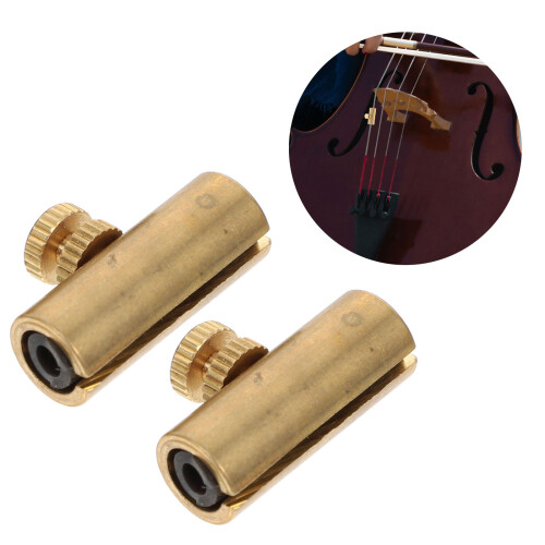 Cello Wolf Tone Eliminate Wolf Tone Mutes Adjustable Cello-Gold 2
