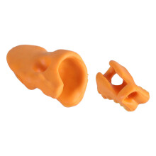 Violin Teaching Aids Accessory Finger Violin Trainer-Orange