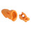 Violin Teaching Aids Accessory Finger Violin Trainer-Orange 1