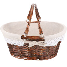 1Panier En Osier Coloré Résistant Pour Stockage Occasions Diverses