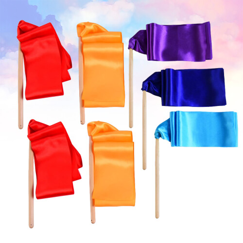 1 Packung/7 Rhythmusgymnastikbänder Für Kinder 2
