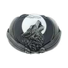 Antique Belt Buckle for Adult Fashion-black and white pain