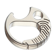 Titaniums Carabiner Clip Keyring Clip Bottles Opener for