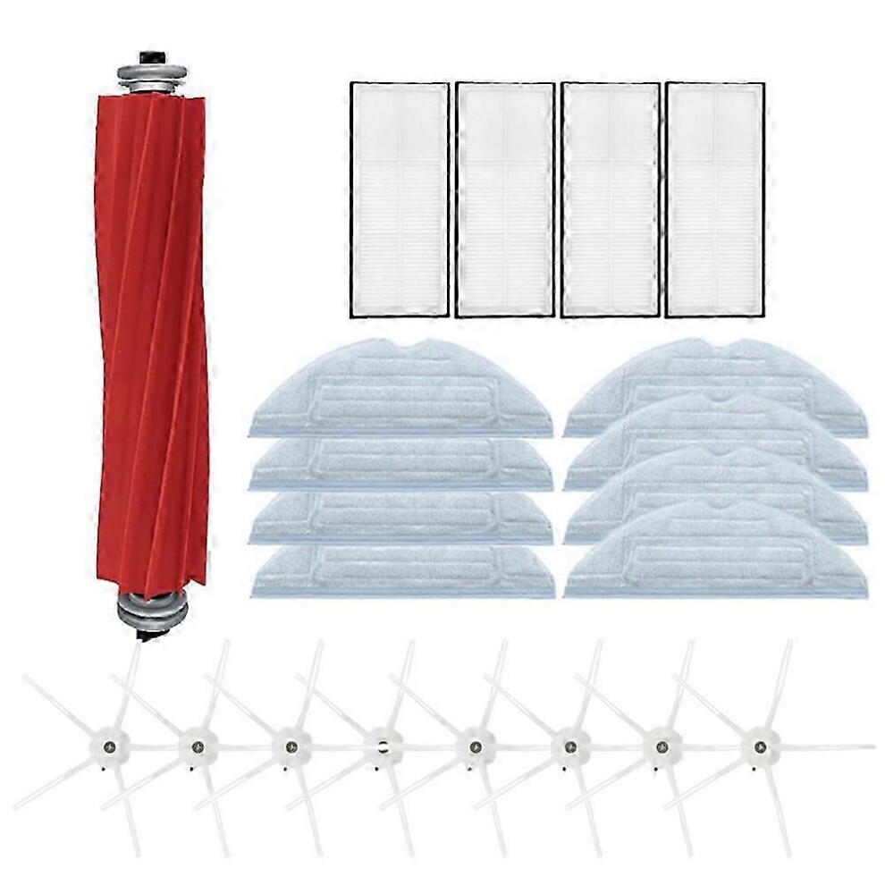 Kikidex (As Show, One Size) Replacement Parts Compatible For G10/T7splus/S7 Spare Parts Hepa Filter Mopping Cloths Side Brush
