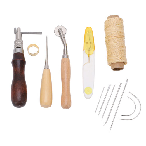 Lederhandwerkszeug-Set mit Griff, 20x10x4cm, Multi-Funktion 1
