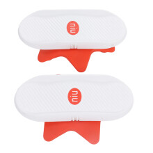 Plastik-Überspannungs-Waist-Board-Trainingsplatte, Orange, 29,5x24x6 cm