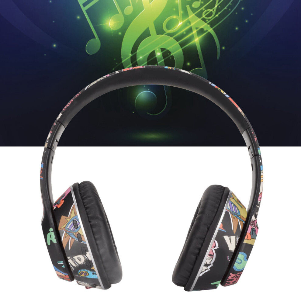 20Hz-20Khz Hifi Wireless Headset Bluetooth 5.1 Led Lights Black 4951357425779