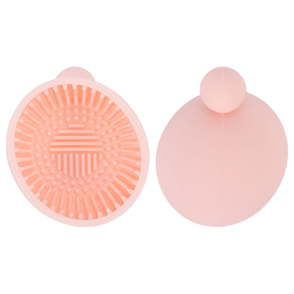 Flexible Silicone Makeup Brush Cleaner Mat Portable Scrubber for Cosmetics