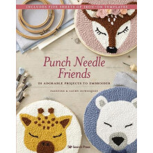 Punch Needle Friends by Cathy Duwicquet Paperback Book