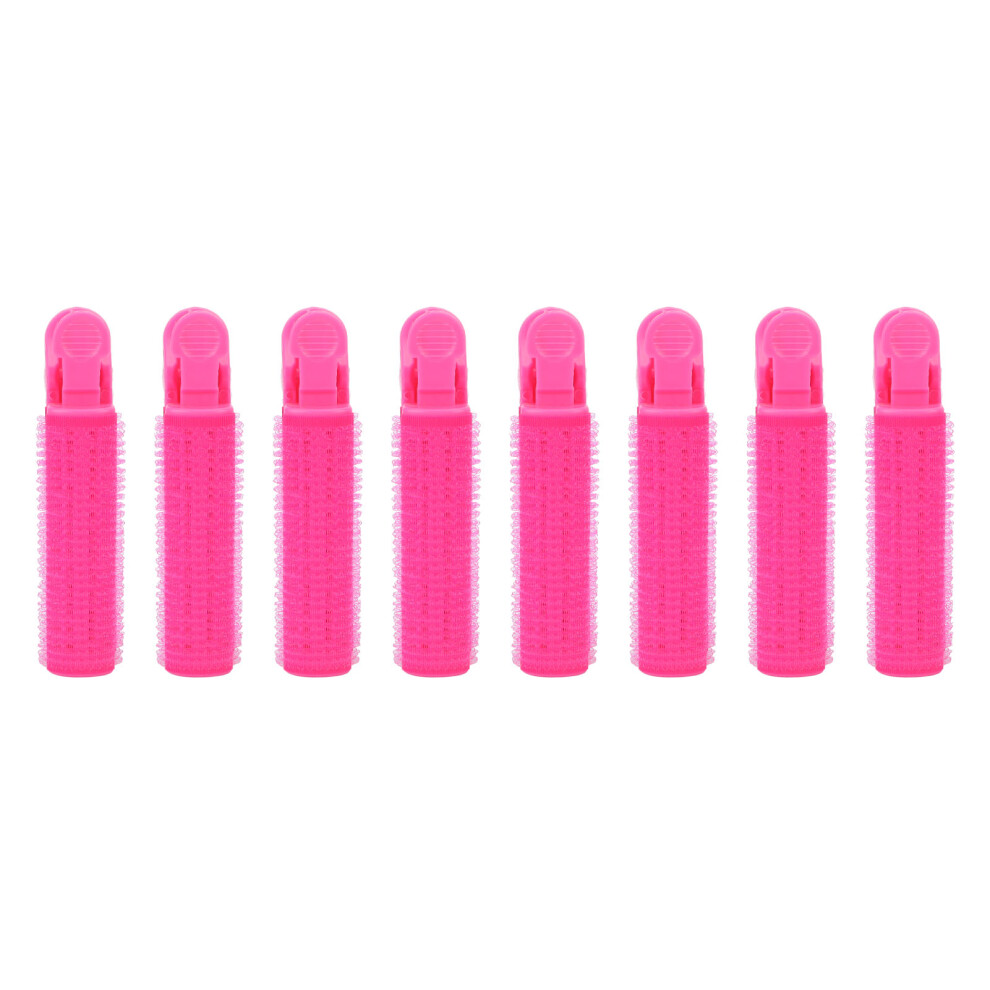 Unisex 8Pcs Volumizing Hair Clips: Self-Adhesive Rollers For Fluffy Curls