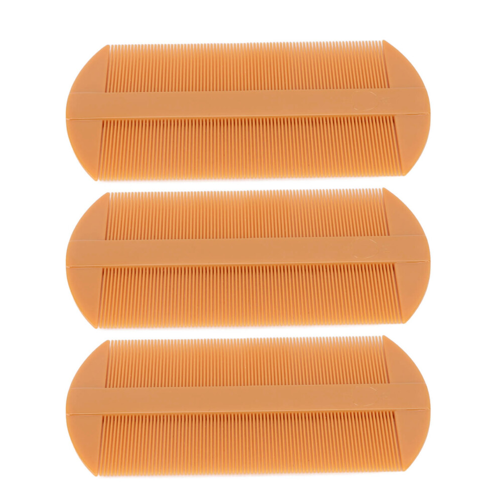 Unisex Hair Grooming Lice Combs 10Pcs Double Sided Plastic Comb For Hair Pest Removal