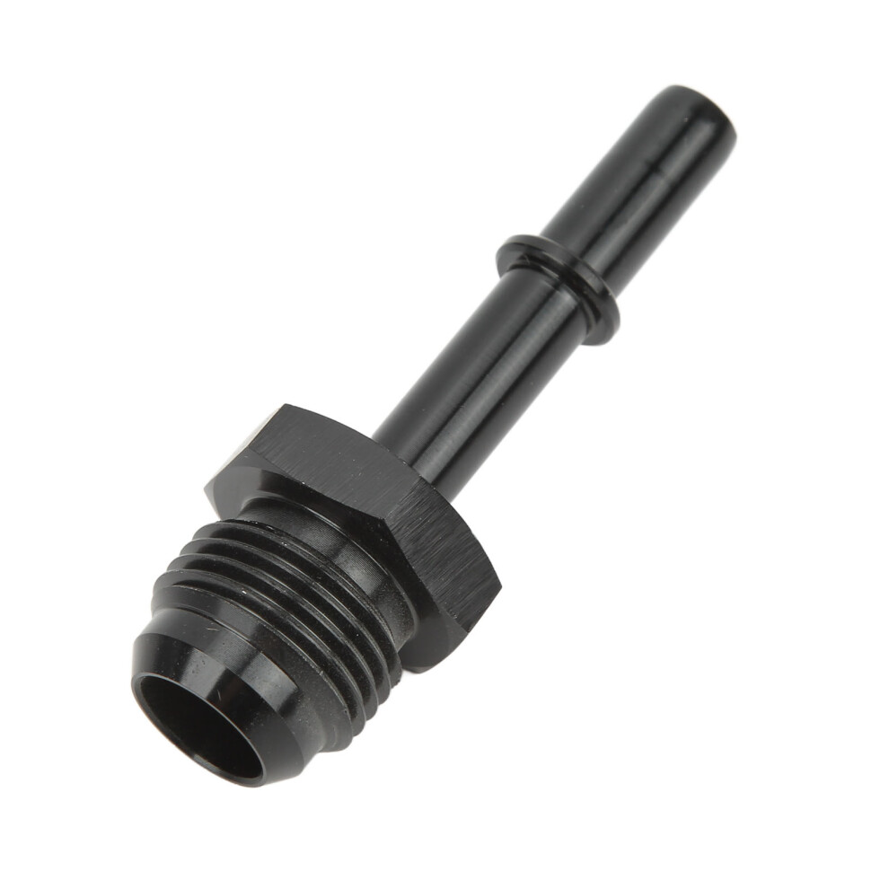 Quick Disconnect Efi Fitting Adapter Push On Aluminum Alloy An6-5/16In Black 8481357427009