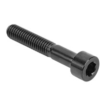M6x35mm Rostfreier Titaniumlegierung Fahrradstangenschraube Schwarz