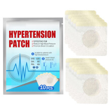 10Pcs Hypertension Patches Plant Extract for Blood Circulation, 71x61mm