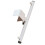 Space Saving Desk Side Hook For Backpacks Carbon Steel-White 1