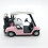Alloy Pullback Golf Cart Model Cake Toppers Home Display-Pink 6