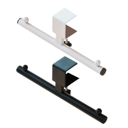 Space Saving Desk Side Hook For Backpacks Carbon Steel-White 1