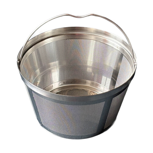 Round Coffee Filter Basket Crafted for Durability 304-XL