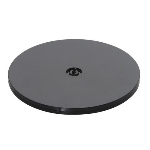 360 Rotating Display Stand For Small Objects-Black 7 inches