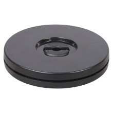Tabletop Rotating Showcase Stand For Miniature-Black 3 inches