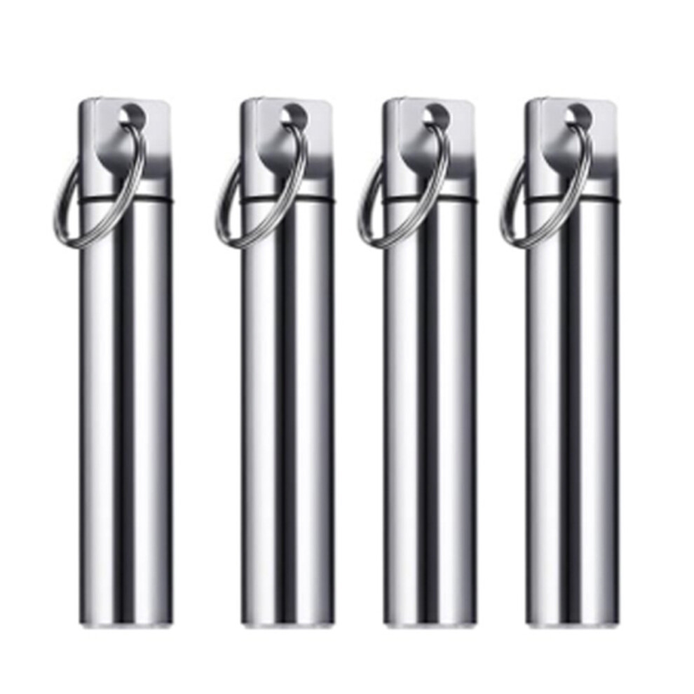 Silver Efficient Metal Toothpick Container Hygienic Compact-L