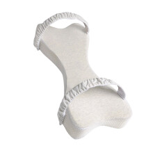 Orthopedic Side Sleepers Knee Pillow With Breathable-Light Grey