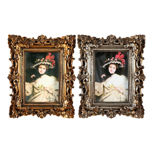 Vintage Picture Frame,Decorative Photo Frame-Retro silver 1