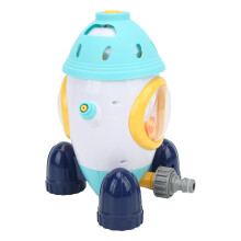 Space Rocket Spray Toy for Kids, Rotatable Water Splash Summer Fun