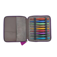 Ensemble d'aiguilles à tricoter colorées, 9 pièces, 3.5mm-8.0mm,