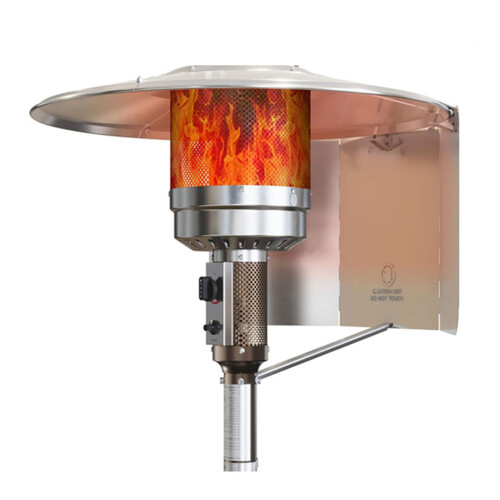 Aluminum Windproof Panel Guard For Gas-Stainless steel stru