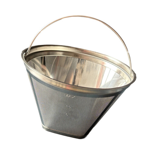 Steel Coffee Filter Fine Mesh Cone Design Coffee Machine-L