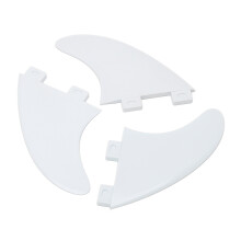 3PCS PVC Surfboard Fins Replacement Outdoor White 158g
