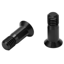2 Pcs Black Aluminum Bike Rear Derailleur Modification Screws