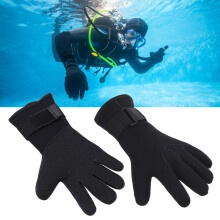 2 Pcs 5MM Neoprene Diving Gloves Non-Slip Warm Thickened Wear-Resistant M