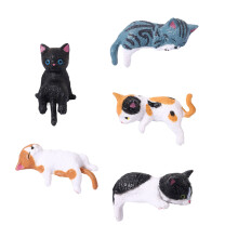Katten Fingurine Computer Monitor Decors Mini Hond- Rand kat