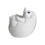 Childrens Breakfast Eggs Cup Ceramic Hedgehog Statue-White 1