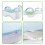 Breathable Cotton Knee Pillow Memory Foam Support-Light blue 7