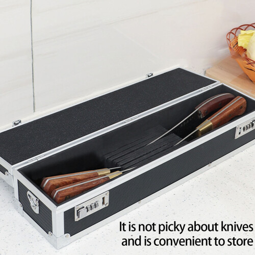 Portable Kitchenware Storage Case With-Black password lock 1