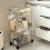 Clear Multifunctional Rolling Cart Multi Layer For-S 3-tier 2