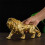 Lions Statue Resins Sculpture Classical Home Office Tabletop 4