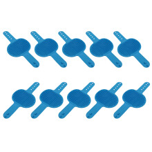 10pcs Silicone Cats Massage Brushes Set Adjustable-Blue