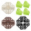 4Pcs Hollow Out Flower Pattern Soft Baby Safe Corner-Black 2